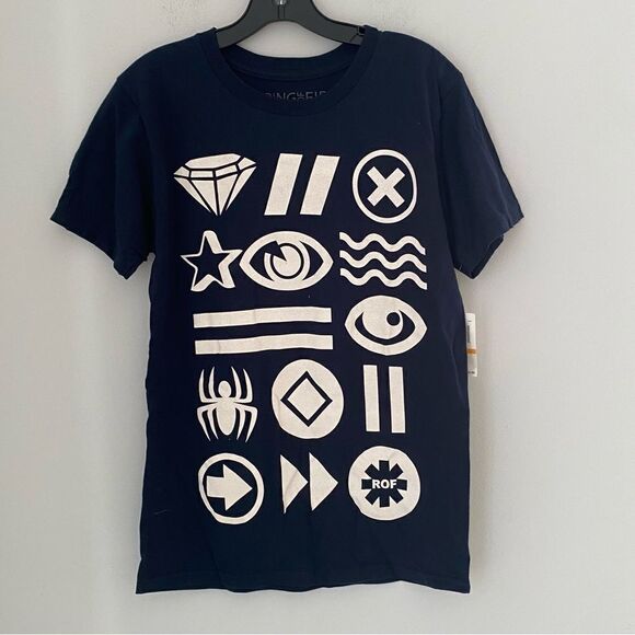 Ring of Fire Men’s Crew Neck Short Sleeve Graphic Tee size S - Picture 1 of 3